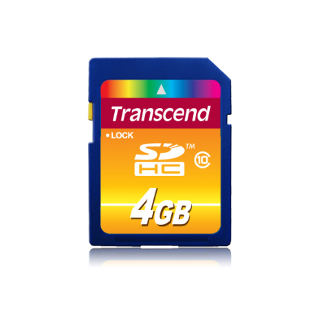 Transcend Ultimate - Flash memory card - 4 GB - Class 10 - 200x - SDHC - 0