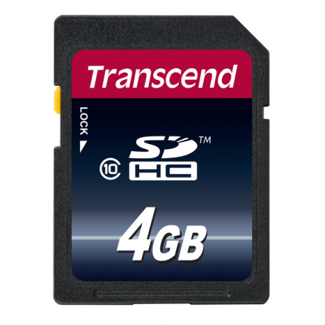 Transcend Ultimate - Flash memory card - 4 GB - Class 10 - 200x - SDHC - 4