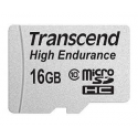 Transcend High Endurance - Flash memory card (microSDHC to SD adapter included) - 16 GB - UHS-I U1 / Class10 - SDHC