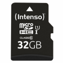 Intenso Premium - Flash memory card (microSDHC to SD adapter included) - 32 GB - UHS Class 1  /  Class10 - microSDHC UHS-I