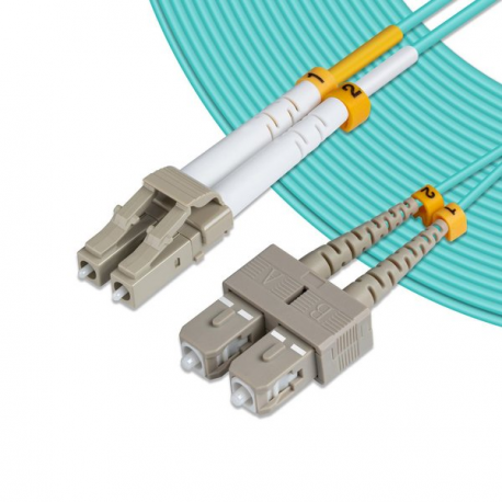 MicroConnect - Network cable - LC / UPC multi-mode (M) to SC / UPC multi-mode (M) - 2 m - fibre optic - 50 / 125 micron - OM3 - 1