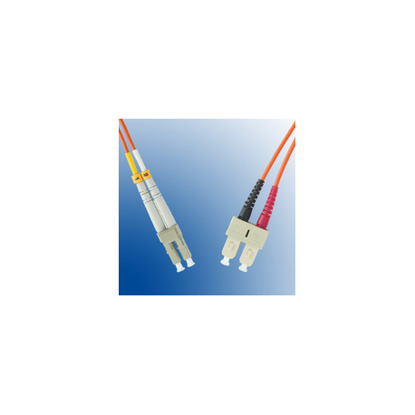 MicroConnect - Network cable - LC / UPC multi-mode (M) to SC / UPC multi-mode (M) - 2 m - fibre optic - 50 / 125 micron - OM3 - 3