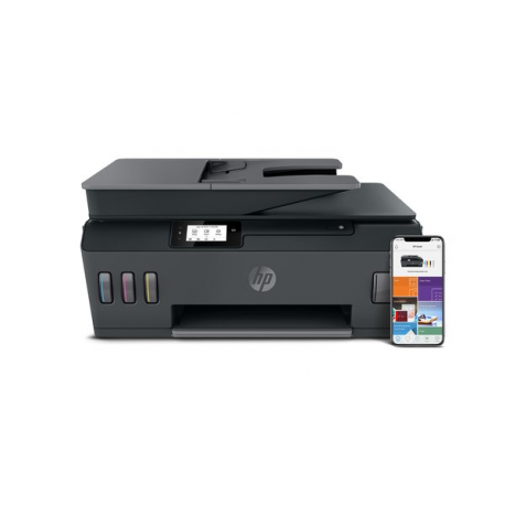 HP Smart Tank Plus 655 Wireless All-in-One - Multifunction printer - colour - ink-jet - refillable - Legal (216 x 356 mm) (original) - A4 / Legal (media) - up to 10 ppm (copying) - up to 11 ppm (printing) - 100 sheets - 33.6 Kbps - USB 2.0, Wi-Fi(n), Bluetooth - 2