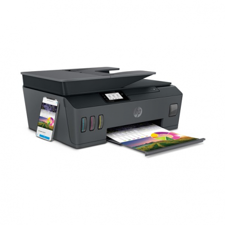 HP Smart Tank Plus 655 Wireless All-in-One - Multifunction printer - colour - ink-jet - refillable - Legal (216 x 356 mm) (original) - A4 / Legal (media) - up to 10 ppm (copying) - up to 11 ppm (printing) - 100 sheets - 33.6 Kbps - USB 2.0, Wi-Fi(n), Bluetooth - 5