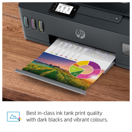 HP Smart Tank Plus 655 Wireless All-in-One - Multifunction printer - colour - ink-jet - refillable - Legal (216 x 356 mm) (original) - A4 / Legal (media) - up to 10 ppm (copying) - up to 11 ppm (printing) - 100 sheets - 33.6 Kbps - USB 2.0, Wi-Fi(n), Bluetooth - 22