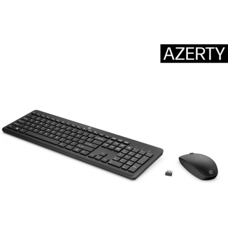 HP 230 - Keyboard and mouse set - wireless - 2.4 GHz - German - white - for OMEN by HP Laptop 16; Victus by HP Laptop 16; Laptop 15, 17; Pavilion Plus Laptop 14 - 10
