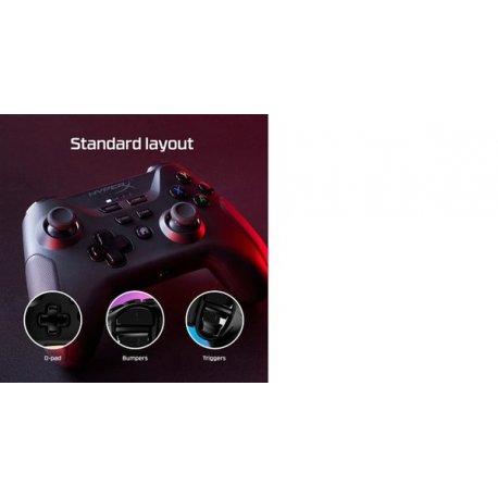 HyperX Clutch - Gamepad - wireless - Bluetooth - black - for PC, Android - 1