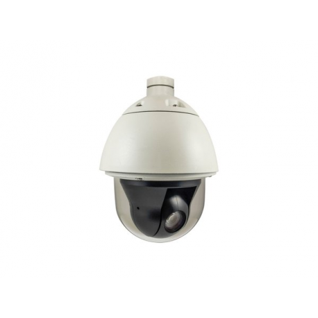 LevelOne FCS-4042 - Network surveillance camera - PTZ - outdoor - vandal  /  weatherproof - colour (Day&Night) - 2 MP - 1920 x 1080 - auto iris - motorized - audio - LAN 10 / 100 - MJPEG, H.264, RAW - AC 24 V  /  PoE Plus - 0
