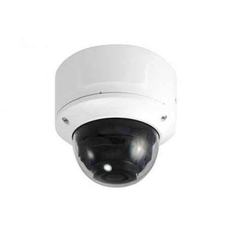 LevelOne FCS-4203 - Network surveillance camera - dome - outdoor, indoor - vandal  /  weatherproof - colour - 2 MP - 1920 x 1080 - motorized - audio - LAN 10 / 100 - AVI, MJPEG, H.264, H.265 - DC 12 V  /  PoE - 0