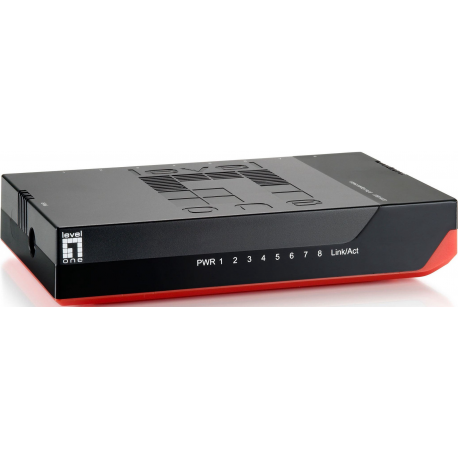 LevelOne GSW-0807 - Switch - 8 x 10 / 100 / 1000 - desktop - 1
