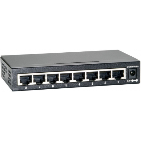 LevelOne GEU-0822 - Switch - 8 x 10 / 100 / 1000 - desktop - 1