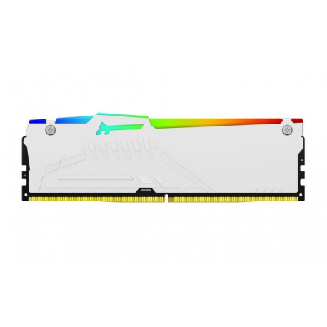 Kingston FURY Beast RGB - DDR5 - module - 16 GB - DIMM 288-pin - 3000 MHz  /  PC5-48000 - CL36 - 1.35 V - unbuffered - on-die ECC - white - 4