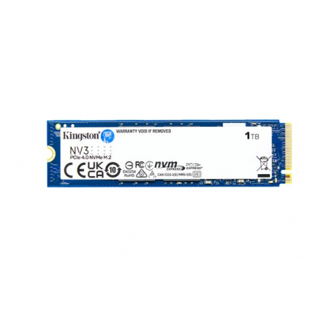 Kingston NV3 - SSD - 1 TB - internal - M.2 2280 - PCIe 4.0 x4 (NVMe) - 1