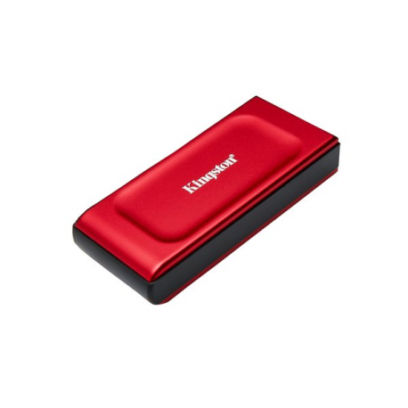 Kingston XS1000 - SSD - 2 TB - external (portable) - USB 3.2 Gen 2 (USB-C connector) - red - 2