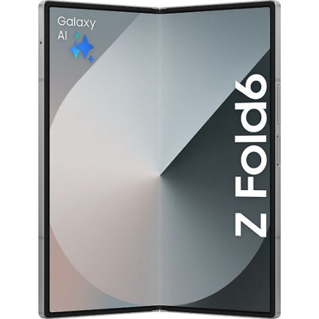 Samsung Galaxy Z Fold6 - 5G smartphone - dual-SIM - RAM 12 GB / Internal Memory 256 GB - OLED display - 7.6" - 7.6" - 2160 x 1856 pixels 2160 x 1856 pixels (120 Hz) - 3x rear cameras 50 MP, 12 MP, 10 MP - 2x front cameras 10 MP, 4 MP - silver shadow - 3
