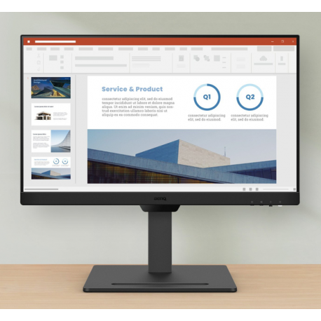 BenQ GW2490T - LED monitor - 24" (23.8" viewable) - 1920 x 1080 Full HD (1080p) @ 100 Hz - IPS - 250 cd / m² - 1300:1 - 5 ms - 2xHDMI, DisplayPort - speakers - 1