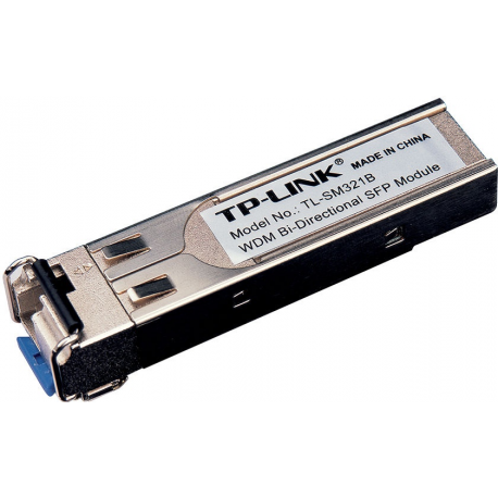 TP-Link TL-SM321B V3.2 - SFP (mini-GBIC) transceiver module - 1GbE - 1000Base-BX - LC / UPC single-mode - up to 20 km - 1310 (TX) / 1550 (RX) nm - 0