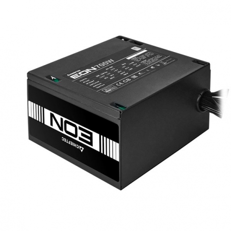 Chieftec EON Series ZPU-400S - Power supply (internal) - ATX12V 2.3 - 80 PLUS - AC 200-240 V - 400 Watt - active PFC - elegant black - 4