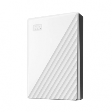 WD My Passport WDBR9S0060BWT - Hard drive - encrypted - 6 TB - external (portable) - USB 3.2 Gen 1 - 256-bit AES - white - 4