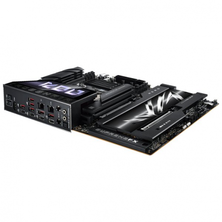 ASUS ROG CROSSHAIR X870E HERO - Motherboard - ATX - Socket AM5 - AMD X870E Chipset - USB4, USB 3.2 Gen 2, USB-C 3.2 Gen2, USB 3.2 Gen 1, USB-C 3.2 Gen 2x2 - Wi-Fi 7, Bluetooth, 5 Gigabit Ethernet - onboard graphics (CPU required) - HD Audio (8-channel) - 2