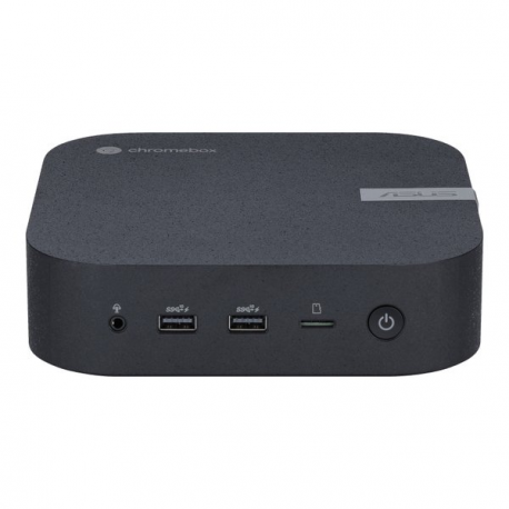 ASUS Chromebox 5 SC002UN - Mini PC 1 x Celeron 7305 up to - RAM 4 GB - SSD 128 GB - NVMe - UHD Graphics - Gigabit Ethernet, 2.5 Gigabit Ethernet, Bluetooth 5.2, IEEE 802.11ax (Wi-Fi 6E) - Chrome OS - monitor: none - eco black - 1