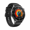 Huawei Watch GT 5 - 46 mm - stainless steel - smart watch with strap - fluoroelastomer - black - wrist size: 140-210 mm - display 1.43" - NFC, Bluetooth - 77 g
