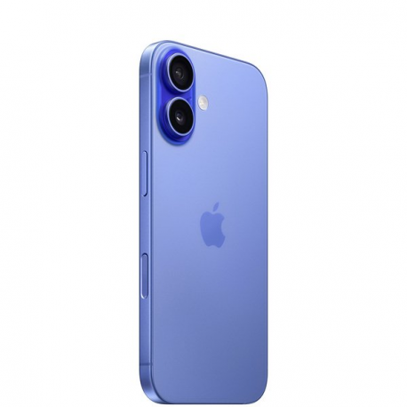 Apple iPhone 16 - 5G smartphone - dual-SIM  /  Internal Memory 128 GB - OLED display - 6.1" - 2556 x 1179 pixels - 2x rear cameras 48 MP, 12 MP - front camera 12 MP - ultramarine - 2
