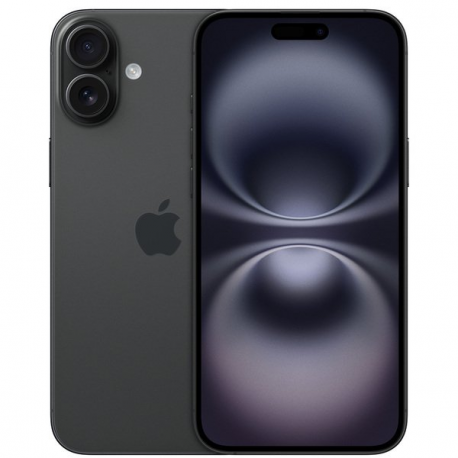Apple iPhone 16 Plus - 5G smartphone - dual-SIM  /  Internal Memory 128 GB - OLED display - 6.7" - 2796 x 1290 pixels - 2x rear cameras 48 MP, 12 MP - front camera 12 MP - black - 0