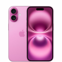 Apple iPhone 16 - 5G smartphone - dual-SIM  /  Internal Memory 128 GB - OLED display - 6.1" - 2556 x 1179 pixels - 2x rear cameras 48 MP, 12 MP - front camera 12 MP - pink
