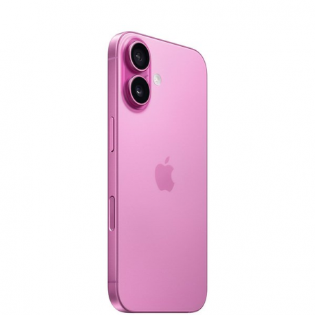 Apple iPhone 16 - 5G smartphone - dual-SIM  /  Internal Memory 128 GB - OLED display - 6.1" - 2556 x 1179 pixels - 2x rear cameras 48 MP, 12 MP - front camera 12 MP - pink - 2
