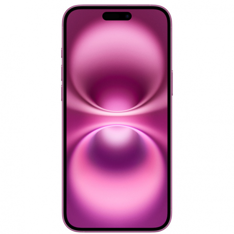 Apple iPhone 16 Plus - 5G smartphone - dual-SIM  /  Internal Memory 256 GB - OLED display - 6.7" - 2796 x 1290 pixels - 2x rear cameras 48 MP, 12 MP - front camera 12 MP - pink - 1