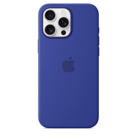 Apple - Back cover for mobile phone - MagSafe compatibility - silicone - ultramarine - for iPhone 16 Pro Max - 2