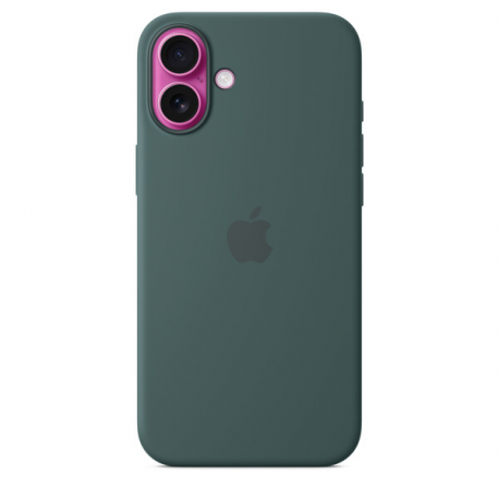 Apple - Back cover for mobile phone - MagSafe compatibility - silicone - lake green - for iPhone 16 Plus - 2