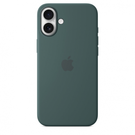 Apple - Back cover for mobile phone - MagSafe compatibility - silicone - lake green - for iPhone 16 Plus - 3