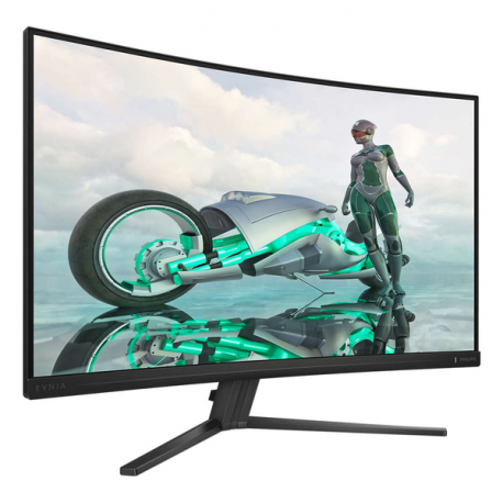 Philips Evnia 3000 32M2C3500L - LED monitor - gaming - curved - 32" (31.5" viewable) - 2560 x 1440 QHD @ 180 Hz - Fast VA - 300 cd / m² - 3500:1 - HDR10 - 0.5 ms - 2xHDMI, DisplayPort - charcoal - 0