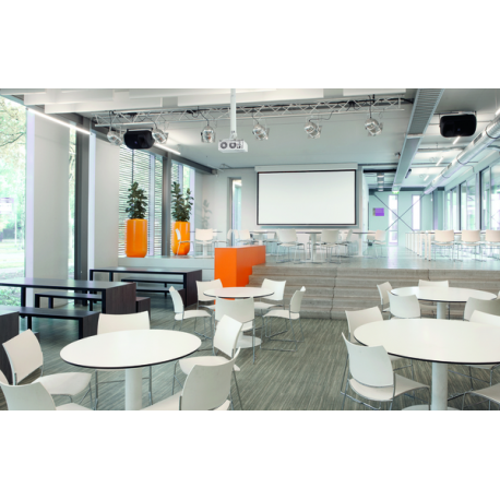 Vogel's Professional PPC 1540 - Mounting kit (ceiling mount, interface plate, telescopic pole) - for projector - white - ceiling mountable - 2