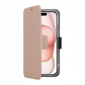Screenor Clever - Flip cover for mobile phone - MagSafe compatibility - eco-leather, thermoplastic polyurethane (TPU) - rose - for Apple iPhone 16