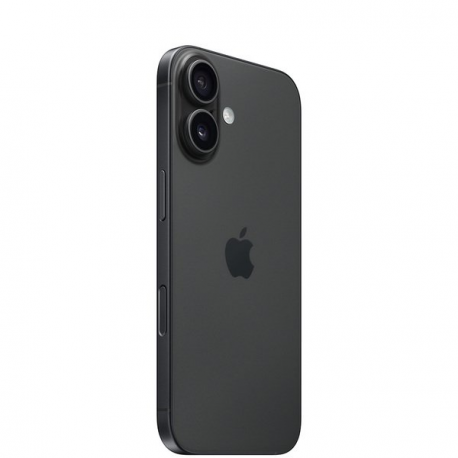 Apple iPhone 16 - 5G smartphone - dual-SIM  /  Internal Memory 128 GB - OLED display - 6.1" - 2556 x 1179 pixels - 2x rear cameras 48 MP, 12 MP - front camera 12 MP - black - 2