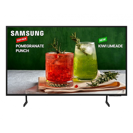 Samsung BE43D-H - 43" Diagonal Class BED-H Series LED-backlit LCD TV - Crystal UHD - digital signage - Smart TV - Tizen OS - 4K UHD (2160p) 3840 x 2160 - HDR - Edge LED BLU - black - 2
