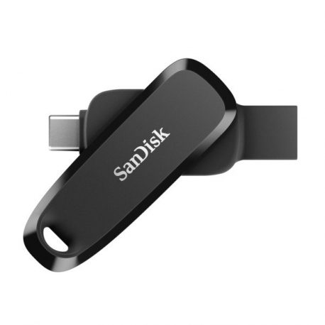 SanDisk Phone - USB flash drive - 128 GB - USB 3.2 Gen 1 / USB-C - black - 0