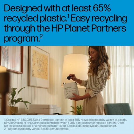 HP 308 - 2-pack - black, yellow, cyan, magenta - original - box - ink cartridge - 10