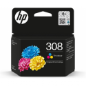 HP 308 - Cyan, magenta, yellow - original - box - ink cartridge