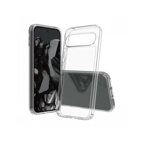 Screenor - Back cover for mobile phone - thermoplastic polyurethane (TPU) - clear - for Google Pixel 9 Pro XL - 0