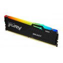 Kingston FURY Beast RGB - DDR5 - module - 16 GB - DIMM 288-pin - 3000 MHz / PC5-48000 - CL36 - 1.35 V - unbuffered - on-die ECC - black