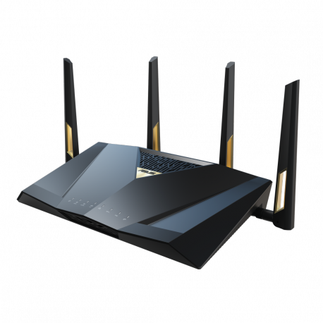ASUS RT-BE88U - Wireless router 9-port switch - 1GbE, 2.5GbE, Wi-Fi 7 - WAN ports: 3 Dual Band - 0