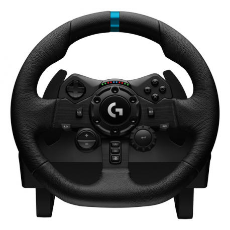 Logitech G G923 - Wheel, pedals and gear shift lever set - wired - for PC, Sony PlayStation 4, Sony PlayStation 5 - 6