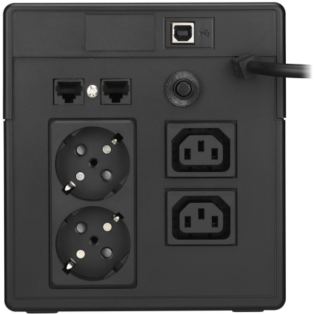 POWERWALKER VI 1000 LCD UPS Line-Interactive 1000VA 2x SCHUKO 2x IEC RJ11/RJ45 USB LCD - 3