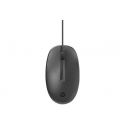 HP 125 - Mouse - wired - USB - black - promo