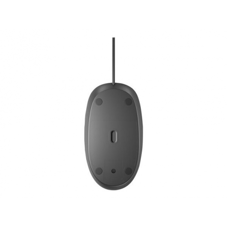 HP 125 - Mouse - wired - USB - black - promo - 1