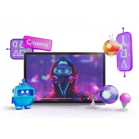 Lenovo Tab Plus ZADX - Tablet - Android 14 or later - 128 GB UFS card - 11.5" (2000 x 1200) - microSD slot - luna grey - 5